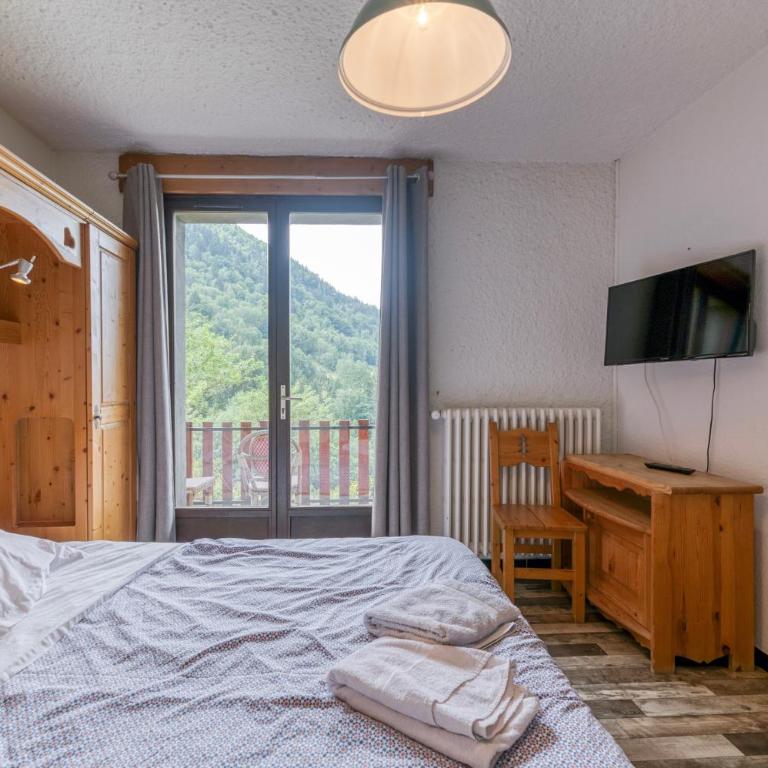 Chambre d'hôte Gite Passoud - Doppelzimmer mit Bergblick - 9