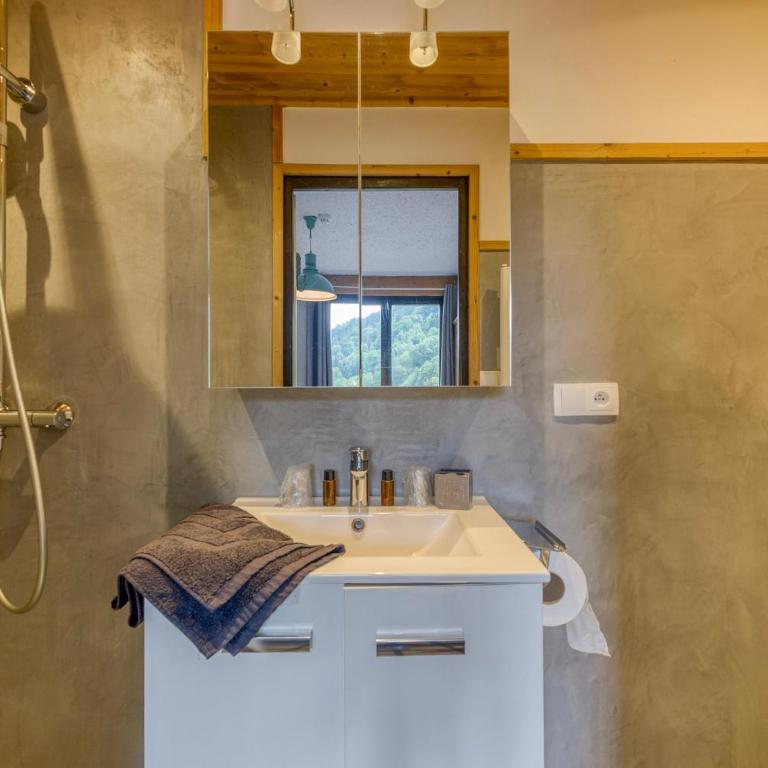 Chambre d'hôte Gite Passoud - Doppelzimmer mit Bergblick - 12