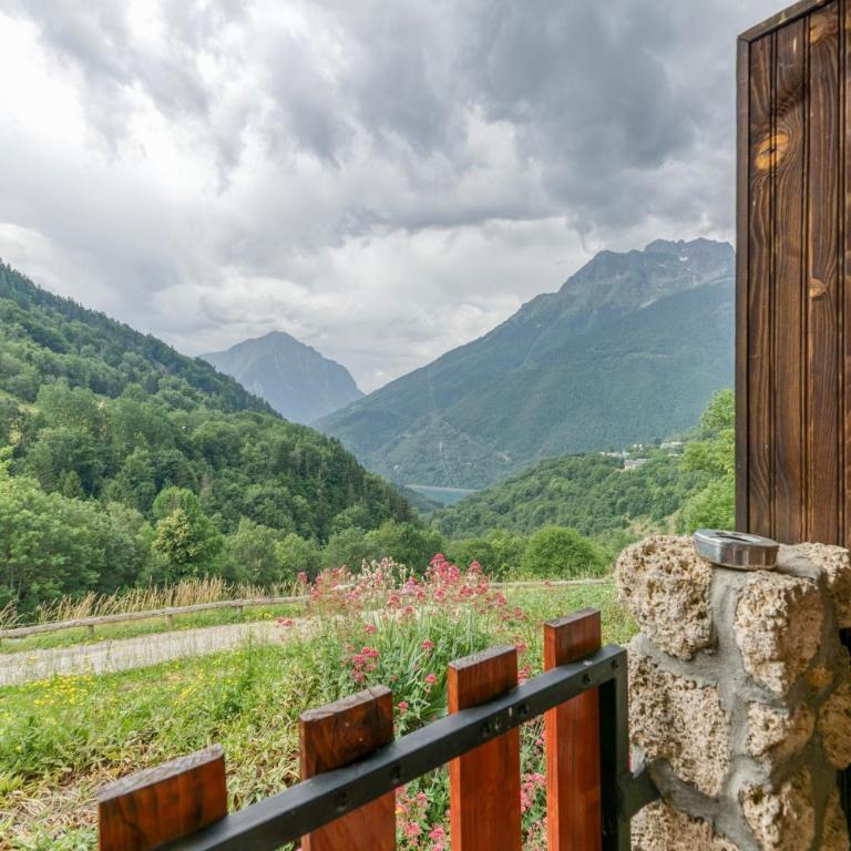Chambre d'hôte Gite Passoud - Doppelzimmer mit Bergblick - 5