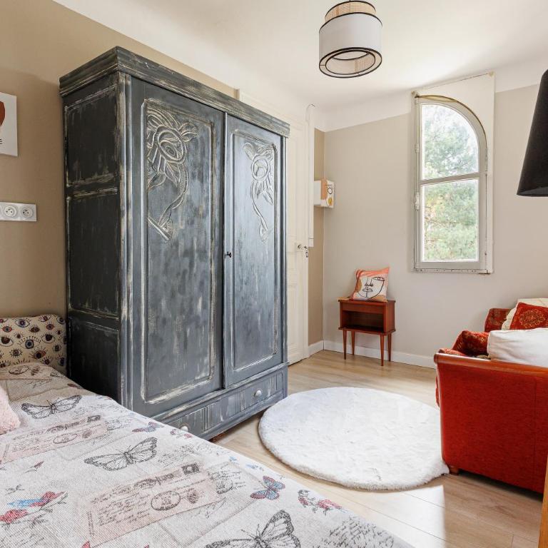 Etage maison bourgeoise dans Parc - Appartamento Deluxe con 2 Camere da Letto e Vista Giardino - 12
