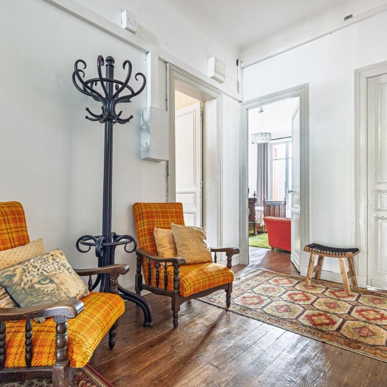 Etage maison bourgeoise dans Parc - Appartamento Deluxe con 2 Camere da Letto e Vista Giardino - 20