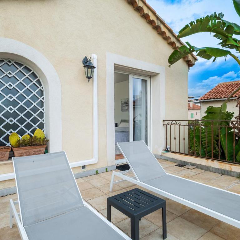 Villa 8 personnes bord de mer - Villa con vistas al jardín - 14