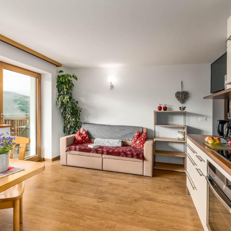 Huberhof App Golden Delicious - Deluxe-Apartment mit 2 Schlafzimmern und Gartenblick - 4