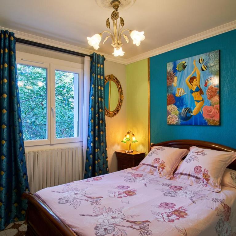 Au Clair Matin à La Mure - Two-Bedroom Deluxe Apartment with Garden View - 7