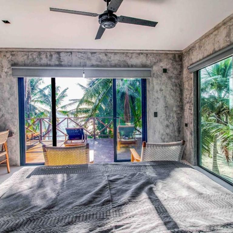 Beachfront home with private heated pool jacuzzi sauna ocean views & AC - 7th Heaven - Casa - 32