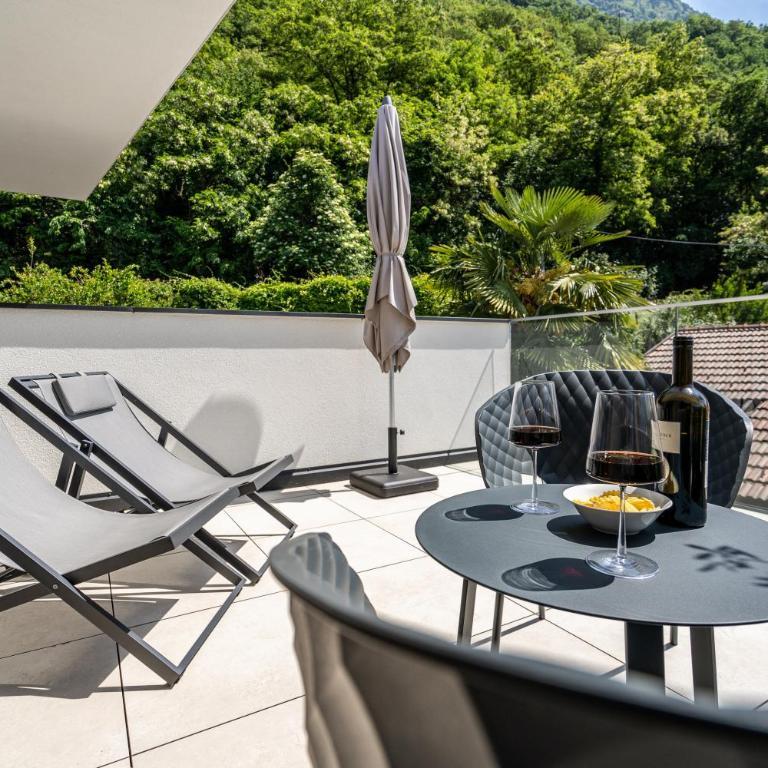 Videre Penthouse Lodge exclusive - Deluxe-Apartment mit 2 Schlafzimmern und Gartenblick - 31