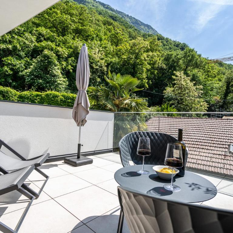 Videre Penthouse Lodge exclusive - Deluxe-Apartment mit 2 Schlafzimmern und Gartenblick - 30