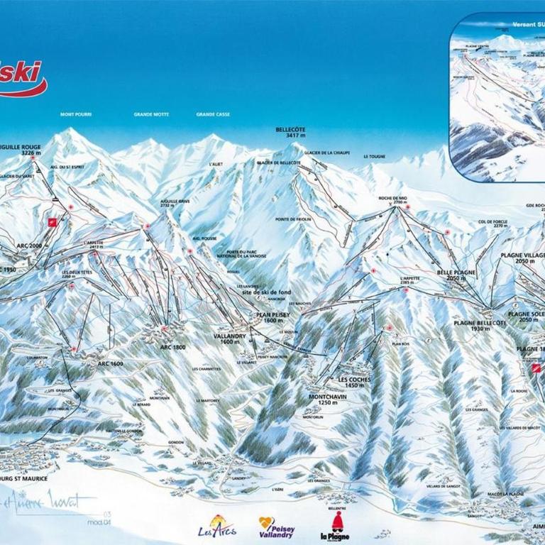 Studio 5 P Les Arcs 2000 Pieds Des - Studio - Vue sur Montagne - 22