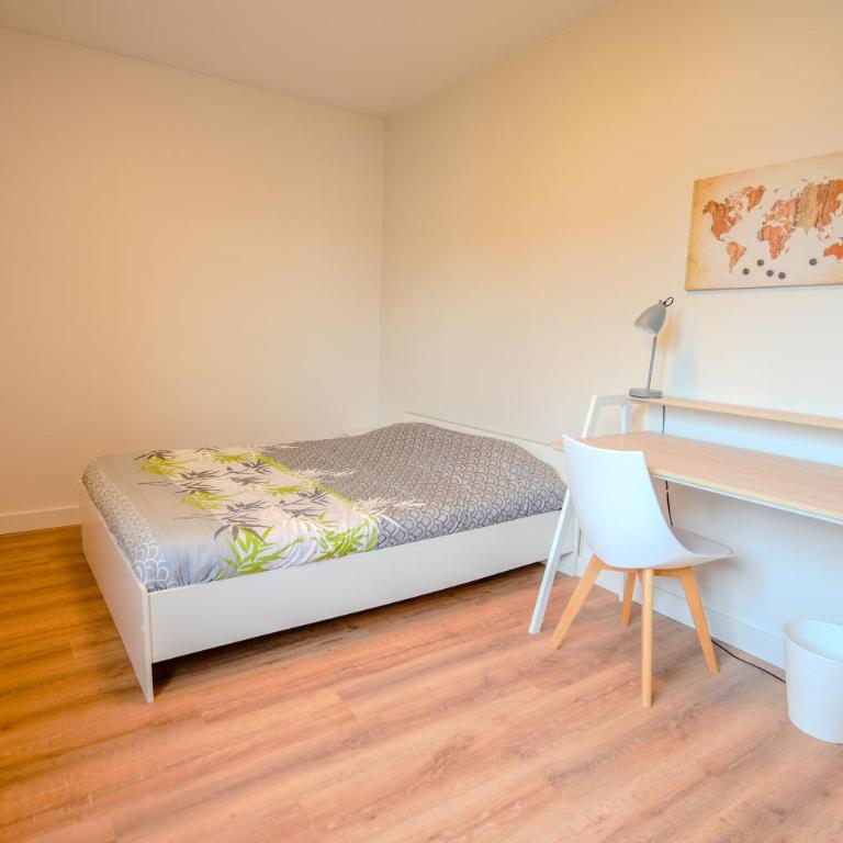 Quiet Arena - T5 Moderne Spacieux et Lumineux - Parking Gratuit - Balcon - Wifi Fibre - Apartment mit 4 Schlafzimmern - 3