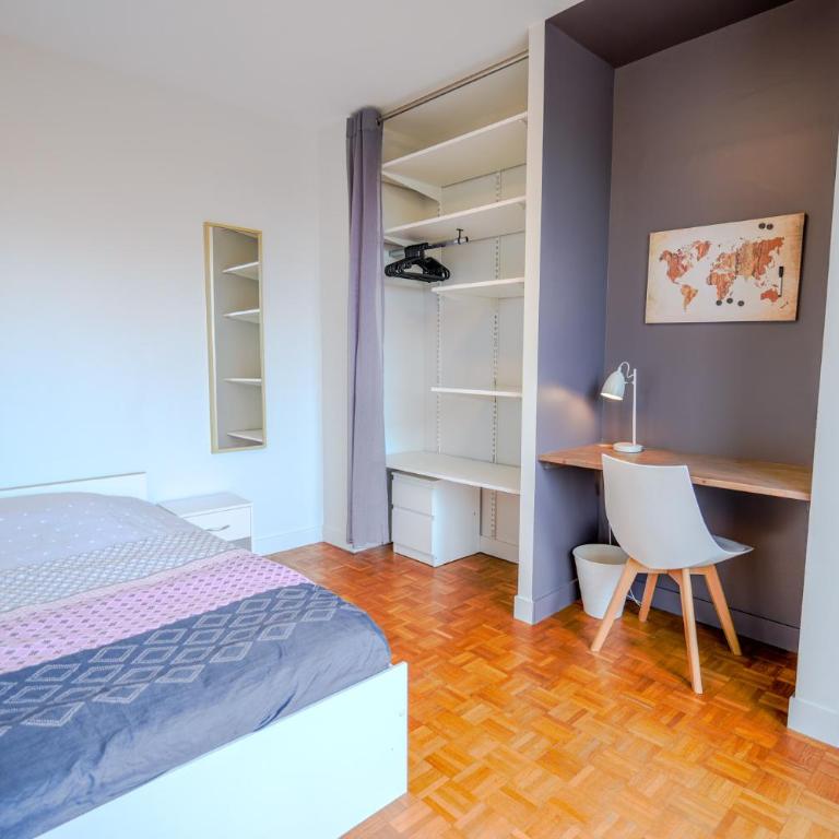 Quiet Arena - T5 Moderne Spacieux et Lumineux - Parking Gratuit - Balcon - Wifi Fibre - Apartment mit 4 Schlafzimmern - 7