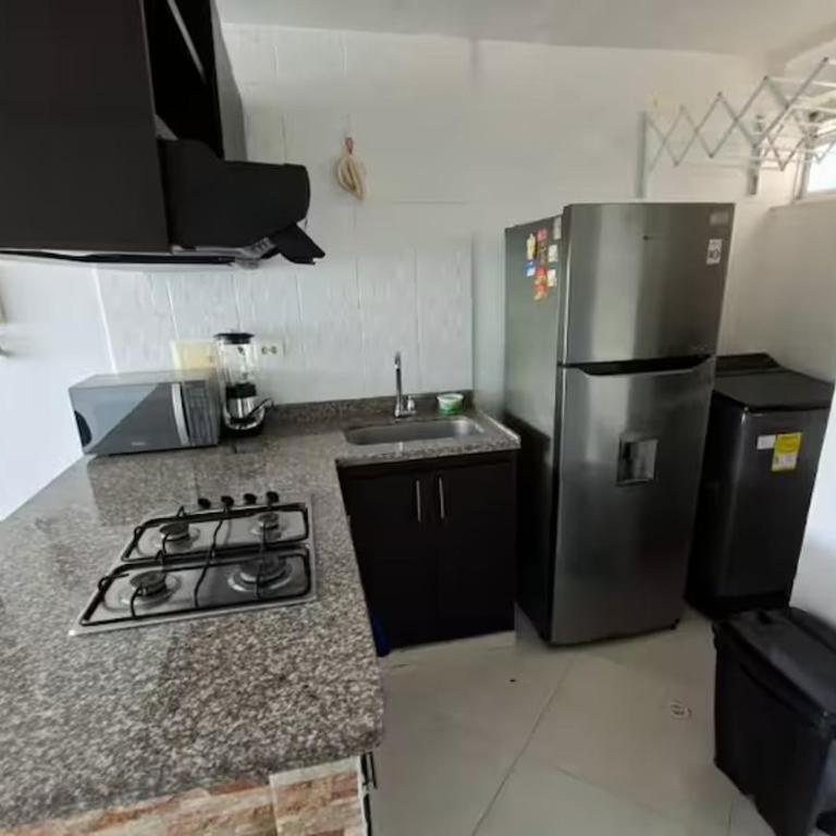 Comodo Apto 2 hab en San Gil con Piscina y sauna - Apartamento de 2 dormitorios - 7