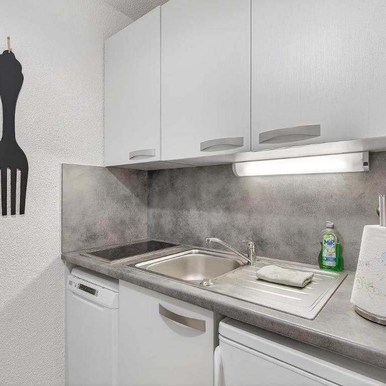 Studio 5 Pers, rdc, pied des pistes - Appartement 1 Chambre - Vue sur Jardin - 15