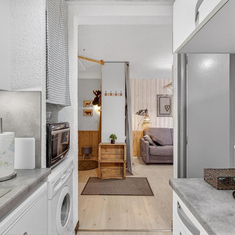 Studio 5 Pers, rdc, pied des pistes - Appartement 1 Chambre - Vue sur Jardin - 14