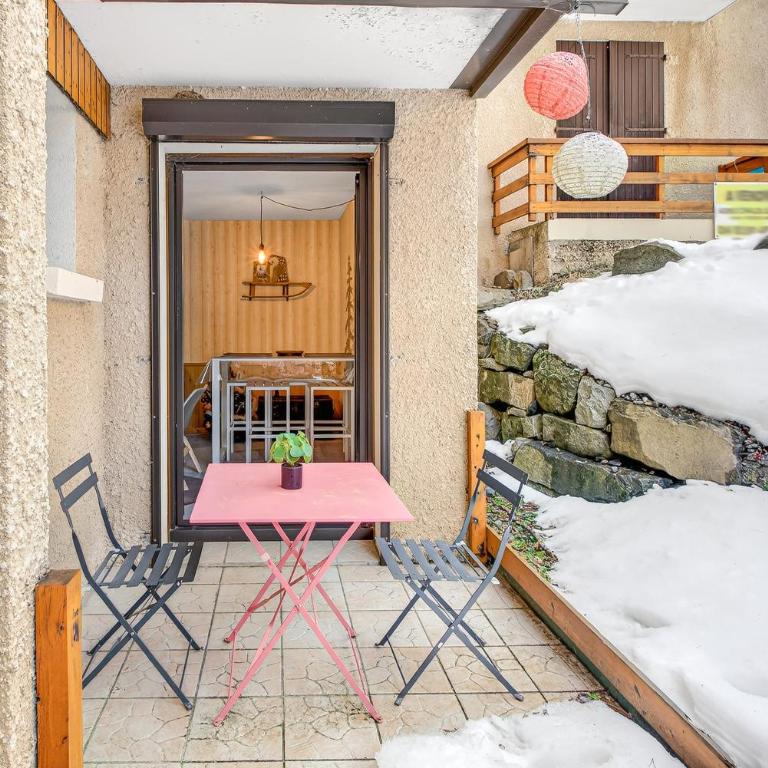 Studio 5 Pers, rdc, pied des pistes - Appartement 1 Chambre - Vue sur Jardin - 4