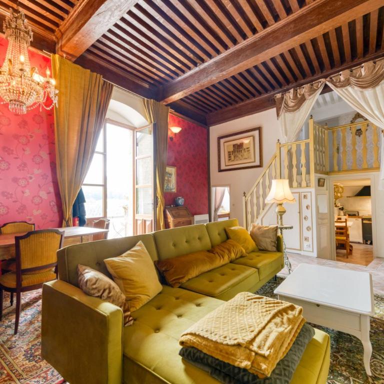 Au Château d’Uriage-Chamrousse - Two-Bedroom Deluxe Apartment with Garden View - 3
