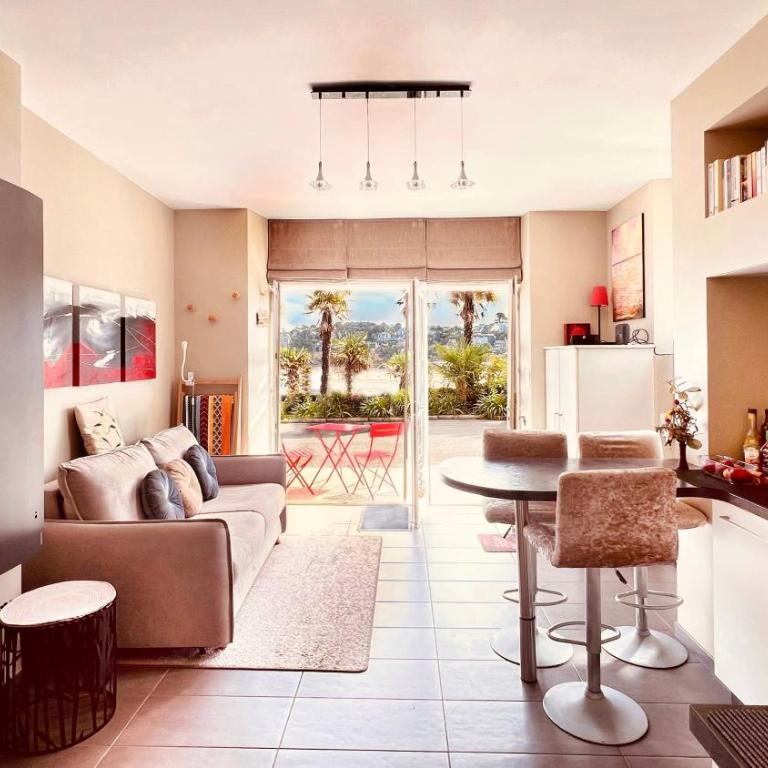 Rêve de Bretagne, Vue mer, Terrasse - Studio-Apartment mit Meerblick - 16