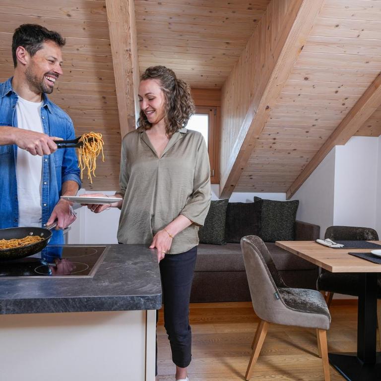 Chalet Schlossberg Weißhorn - Superior One-Bedroom Apartment with Balcony - 15