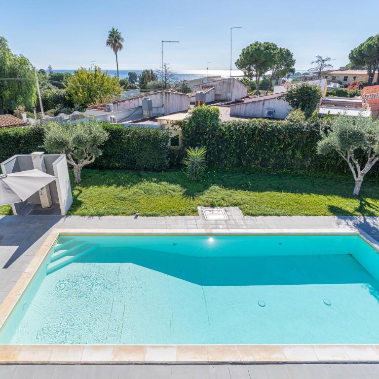 Villa Fontane Bianche with pool - Appartamento Deluxe con 2 Camere da Letto e Vista Oceano - 1