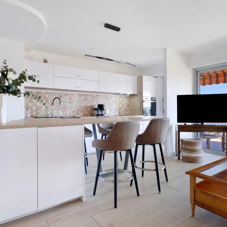 les calanques d or 3 p vue mer - Two-Bedroom Deluxe Apartment with Ocean View - 3