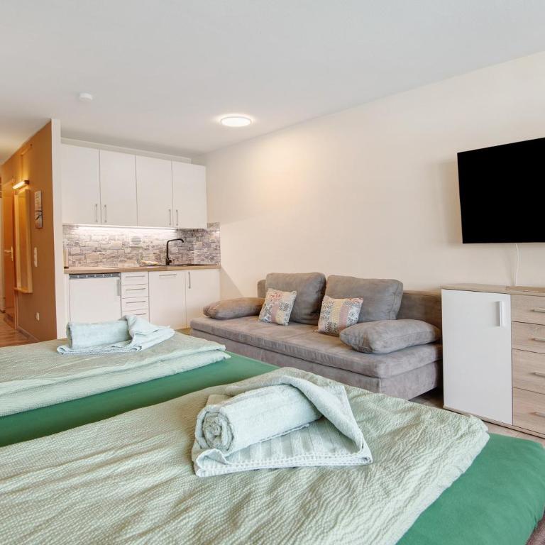 Ferienappartement Waldgenuss - Monolocale con Divano-Letto - 5