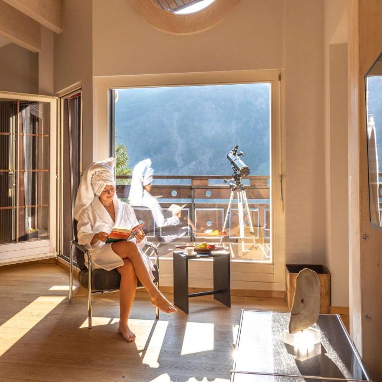 Waldhotel Fletschhorn Private Whole Hotel in Saas-Fee 360 Alpine Views & Sauna - Chalet - 3
