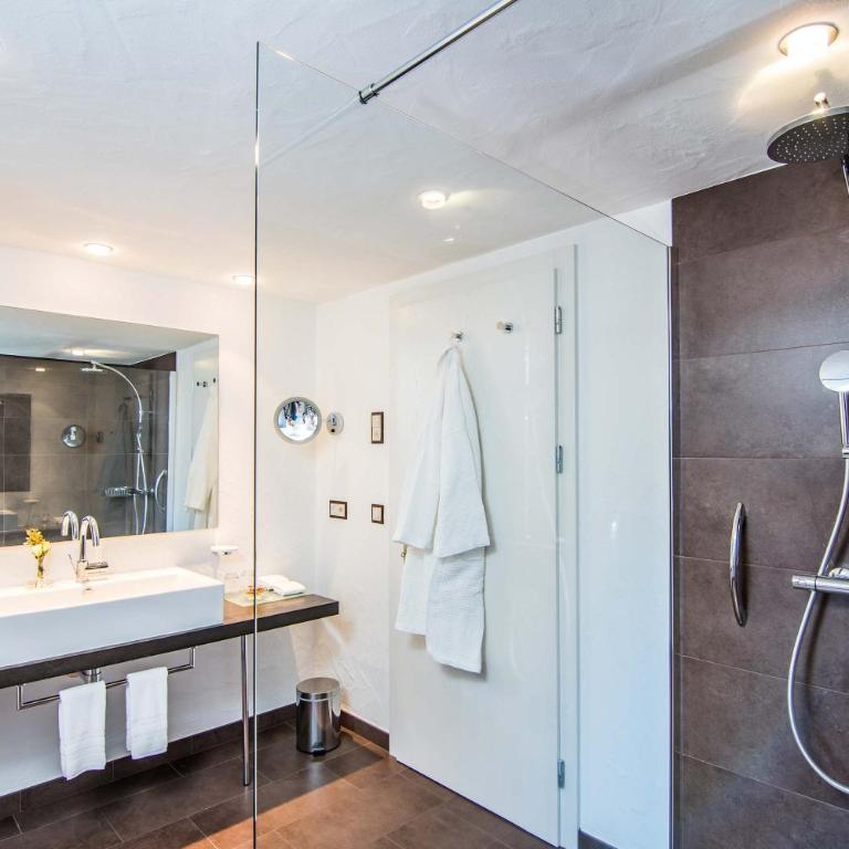 Waldhotel Fletschhorn Private Whole Hotel in Saas-Fee 360 Alpine Views & Sauna - Chalet - 23