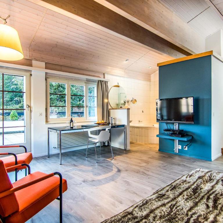 Waldhotel Fletschhorn Private Whole Hotel in Saas-Fee 360 Alpine Views & Sauna - Chalet - 26