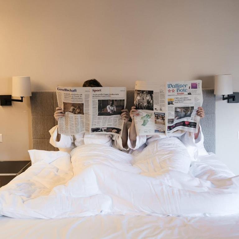 Waldhotel Fletschhorn Private Whole Hotel in Saas-Fee 360 Alpine Views & Sauna - Chalet - 17