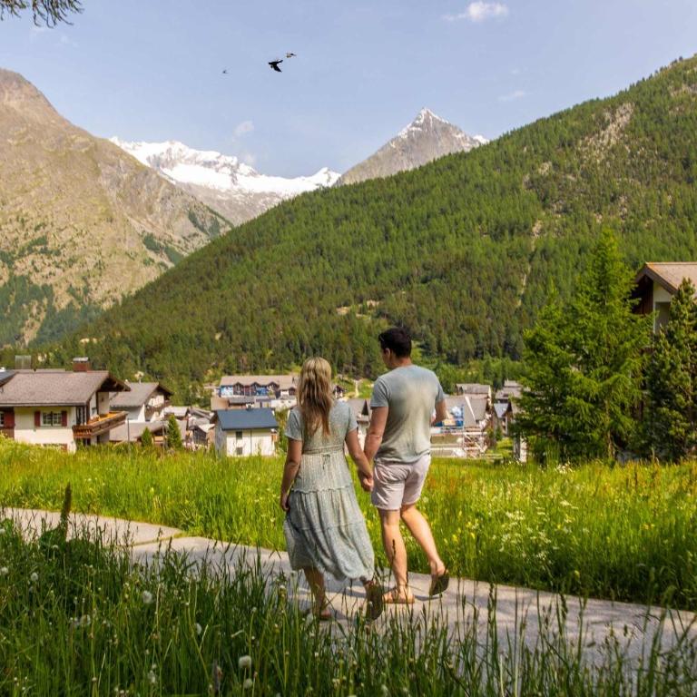 Waldhotel Fletschhorn Private Whole Hotel in Saas-Fee 360 Alpine Views & Sauna - Chalet - 58