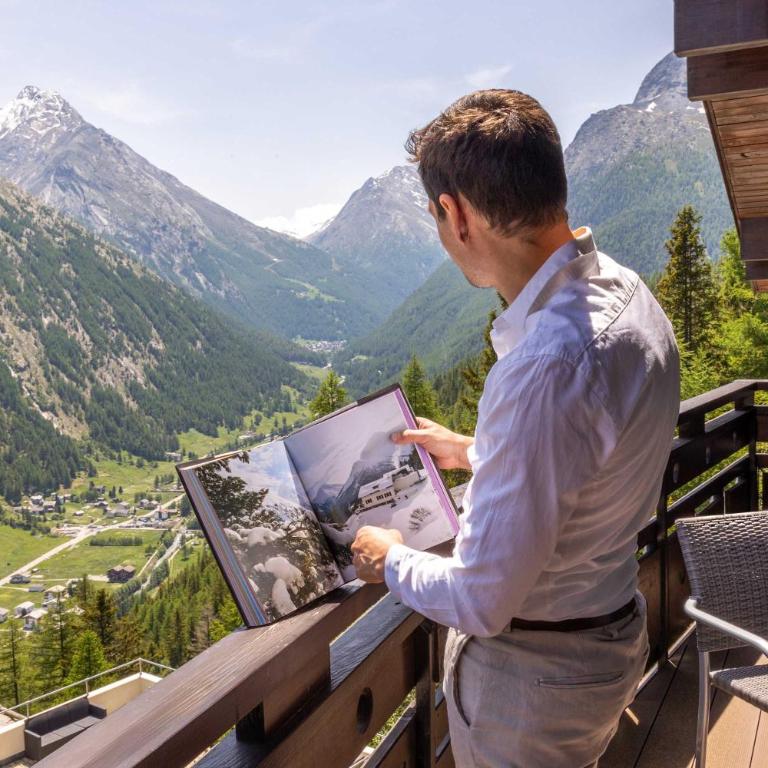 Waldhotel Fletschhorn Private Whole Hotel in Saas-Fee 360 Alpine Views & Sauna - Chalet - 43