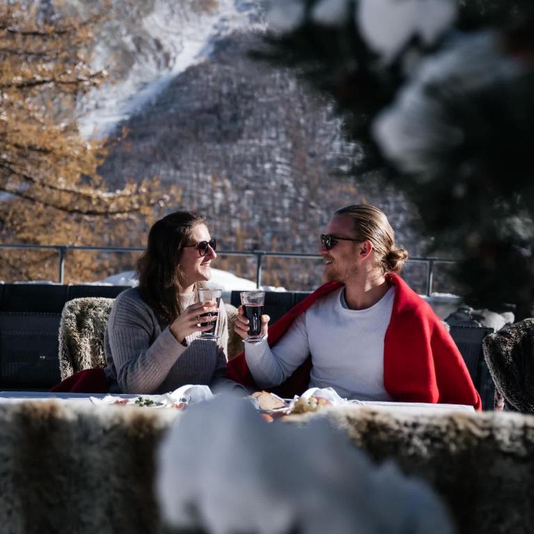 Waldhotel Fletschhorn Private Whole Hotel in Saas-Fee 360 Alpine Views & Sauna - Chalet - 81