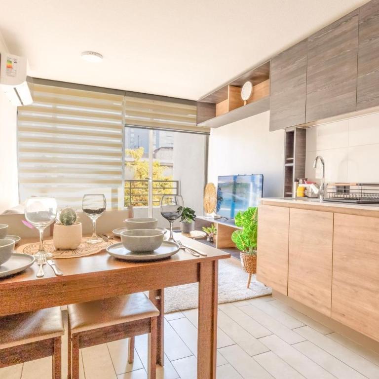 VR - Metro Santa Ana Plaza Armas - AireAcond - Full Nuevo - Casco Histórico Santiago - Two-Bedroom Apartment - 10