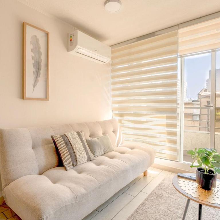 VR - Metro Santa Ana Plaza Armas - AireAcond - Full Nuevo - Casco Histórico Santiago - Two-Bedroom Apartment - 16