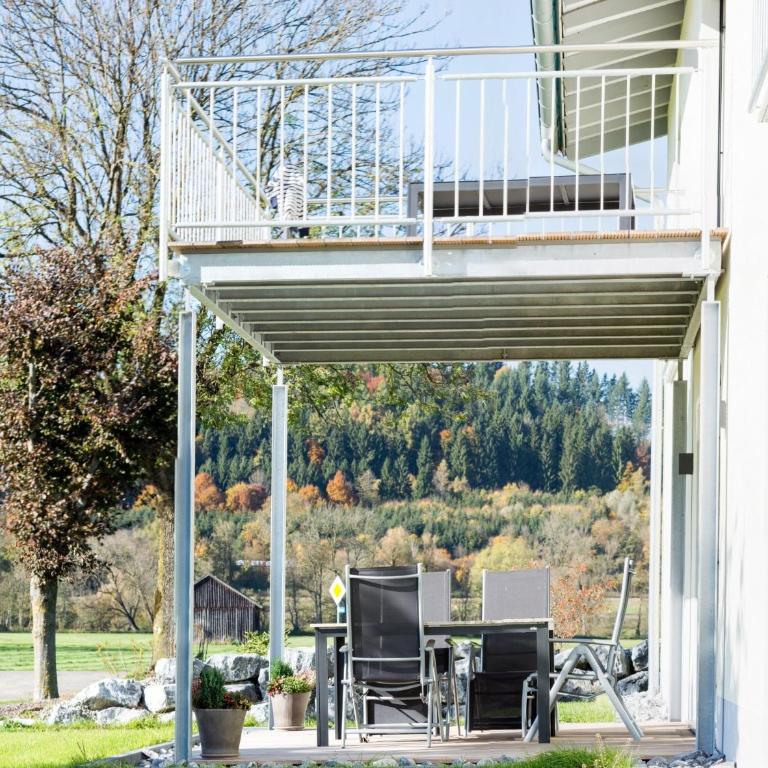 Ferienwohnung im Allgäu - Biber 1 - Deluxe-Apartment mit 2 Schlafzimmern und Gartenblick - 23