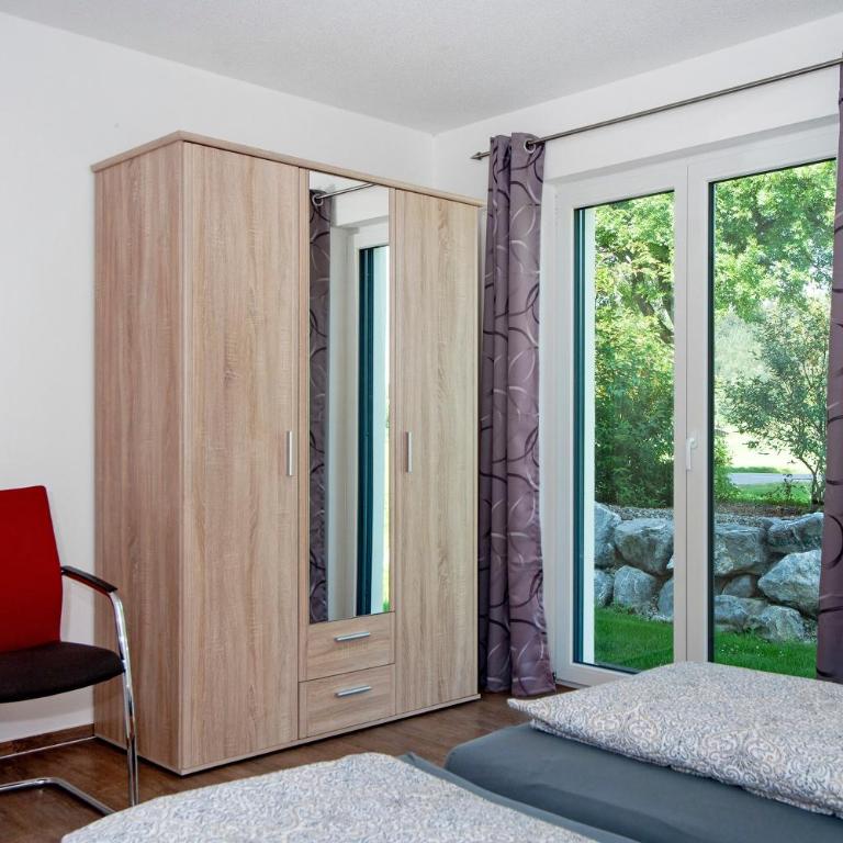 Ferienwohnung im Allgäu - Biber 1 - Deluxe-Apartment mit 2 Schlafzimmern und Gartenblick - 13