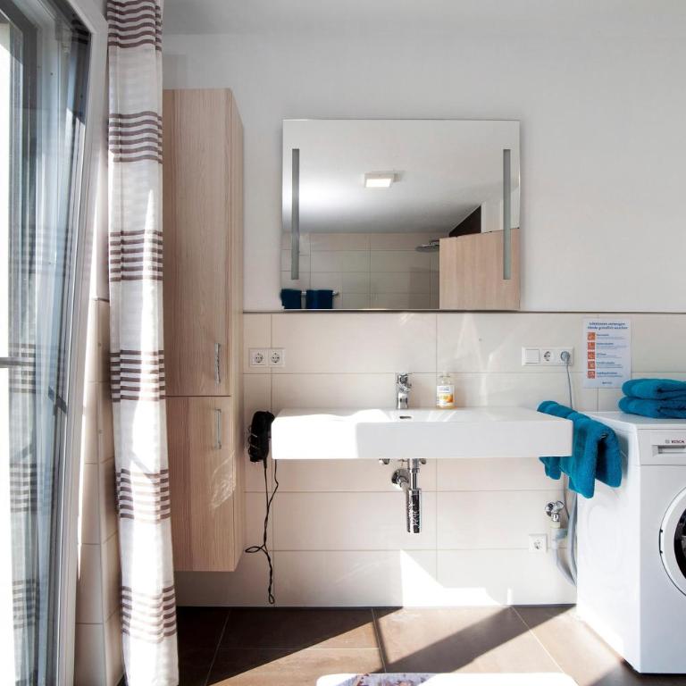 Ferienwohnung im Allgäu - Biber 1 - Deluxe-Apartment mit 2 Schlafzimmern und Gartenblick - 15
