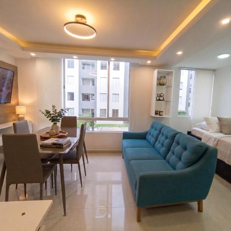 Moderno al norte Full equipado 2 aires 6 camas - Apartamento de 3 dormitorios - 1