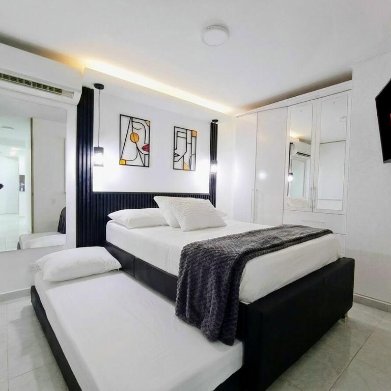 Moderno al norte Full equipado 2 aires 6 camas - Apartamento de 3 dormitorios - 11