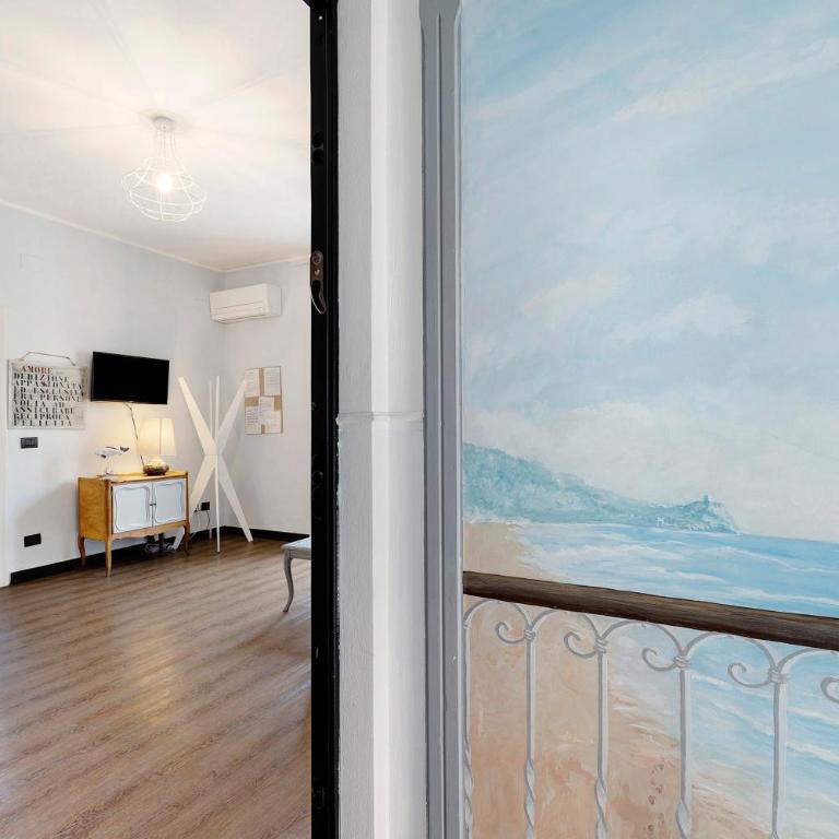 4 Passi Mare - Appartamento Deluxe con 2 Camere da Letto e Balcone - 12