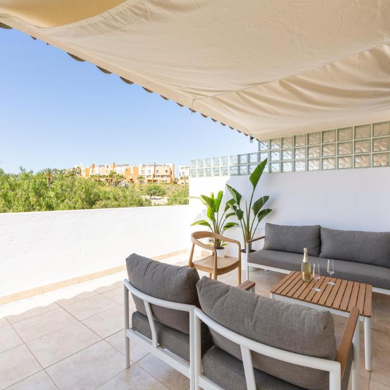 Golf Beach Vera - Apartamento Deluxe de 2 dormitorios con vistas al jardín - 19