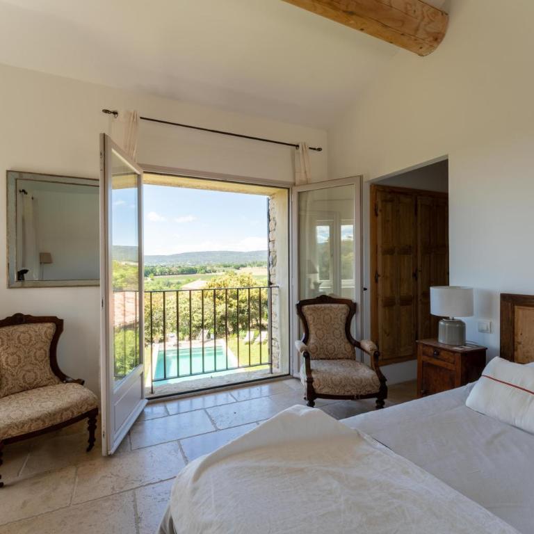 Villa Les Terrasses de Gordes - Villa con Vista Giardino - 17