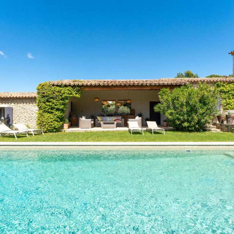 Villa Les Terrasses de Gordes - Villa con Vista Giardino - 27