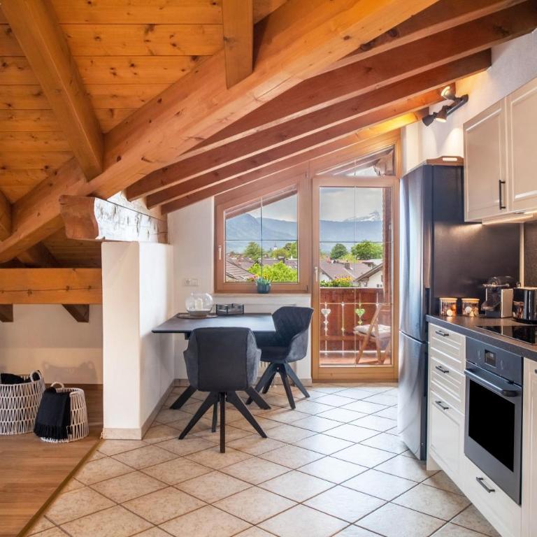 Alpblick Apartment Zugspitze - Superior Apartment mit 1 Schlafzimmer und Balkon - 13