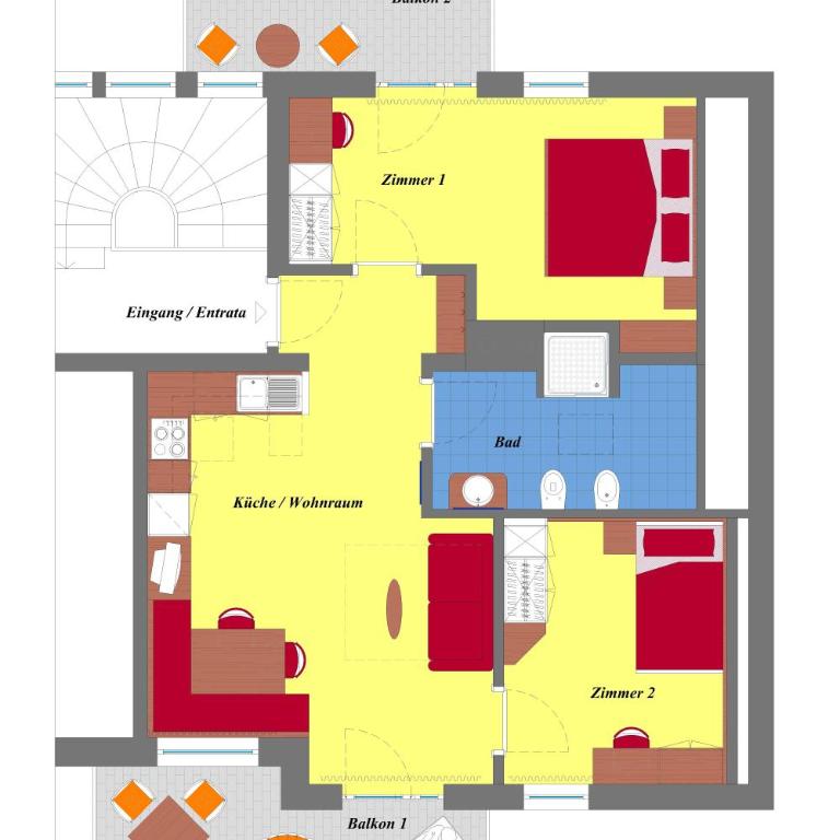 Obermoarhof Hirzer - Deluxe-Apartment mit 2 Schlafzimmern und Gartenblick - 28