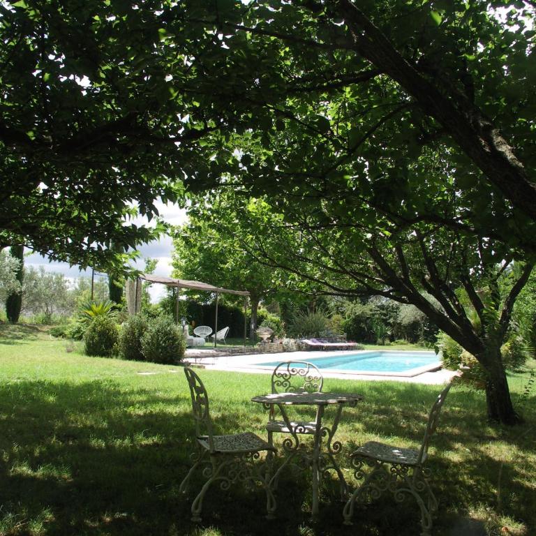 chambres d'hôtes Au Pied Du Ventoux - Chambre Double avec Balcon - 14