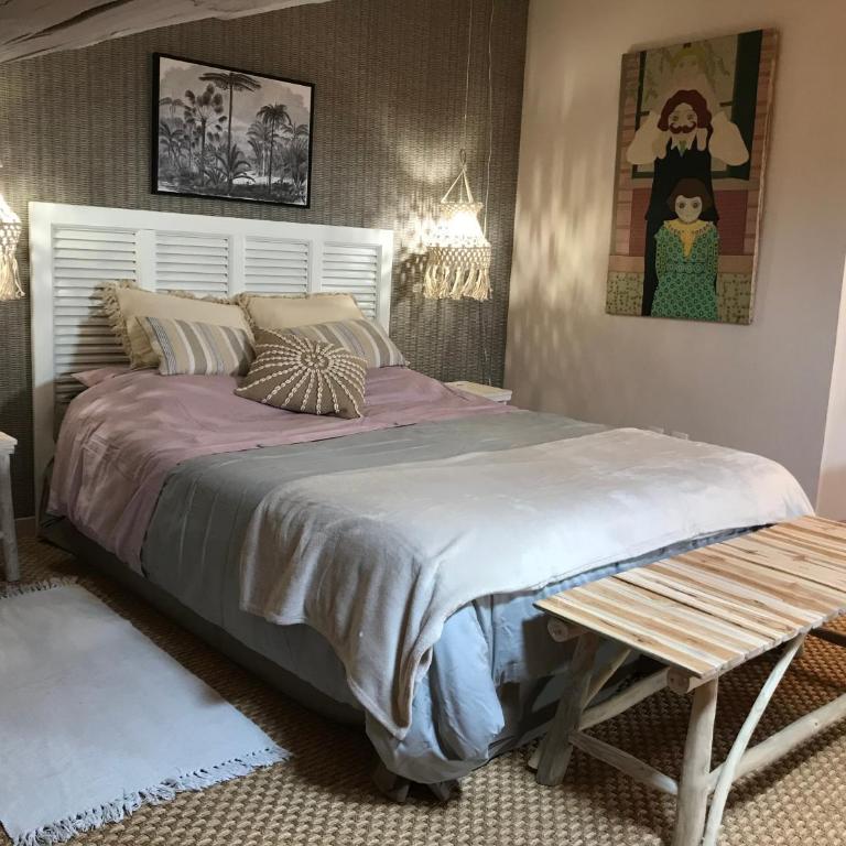 chambres d'hôtes Au Pied Du Ventoux - Chambre Double avec Balcon - 7