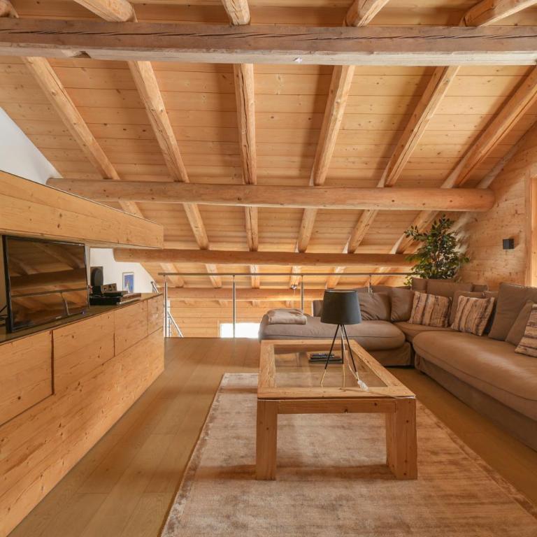 Appartement La Porte Des Aravis - Two-Bedroom Deluxe Apartment with Garden View - 10
