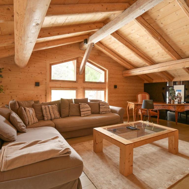 Appartement La Porte Des Aravis - Two-Bedroom Deluxe Apartment with Garden View - 12
