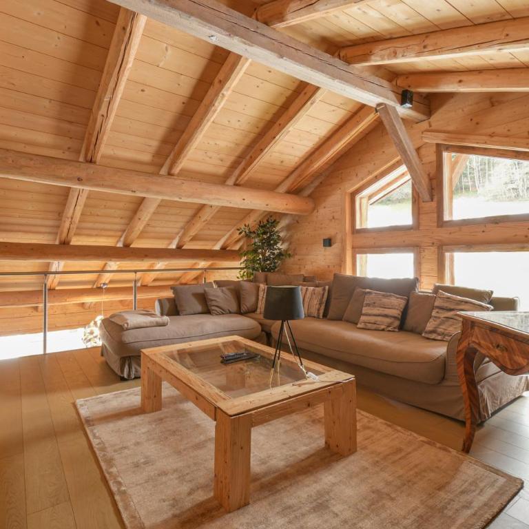 Appartement La Porte Des Aravis - Two-Bedroom Deluxe Apartment with Garden View - 9