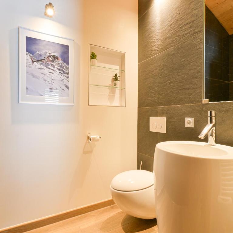 Appartement La Porte Des Aravis - Two-Bedroom Deluxe Apartment with Garden View - 18